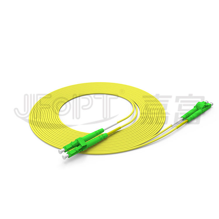 Cabo de fibra ótica frente e verso do único modo OS2 Zipcord de cabo de remendo 2.0mm da fibra do LC LC 3.0mm