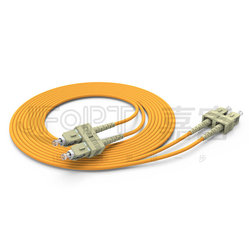SC/UPC - fibra multimodo frente e verso do cabo de remendo OM1 de SC/UPC OM2 OM3 OM4 OM5 YOFC Corning