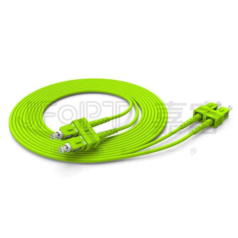 SC/UPC - fibra multimodo frente e verso do cabo de remendo OM1 de SC/UPC OM2 OM3 OM4 OM5 YOFC Corning