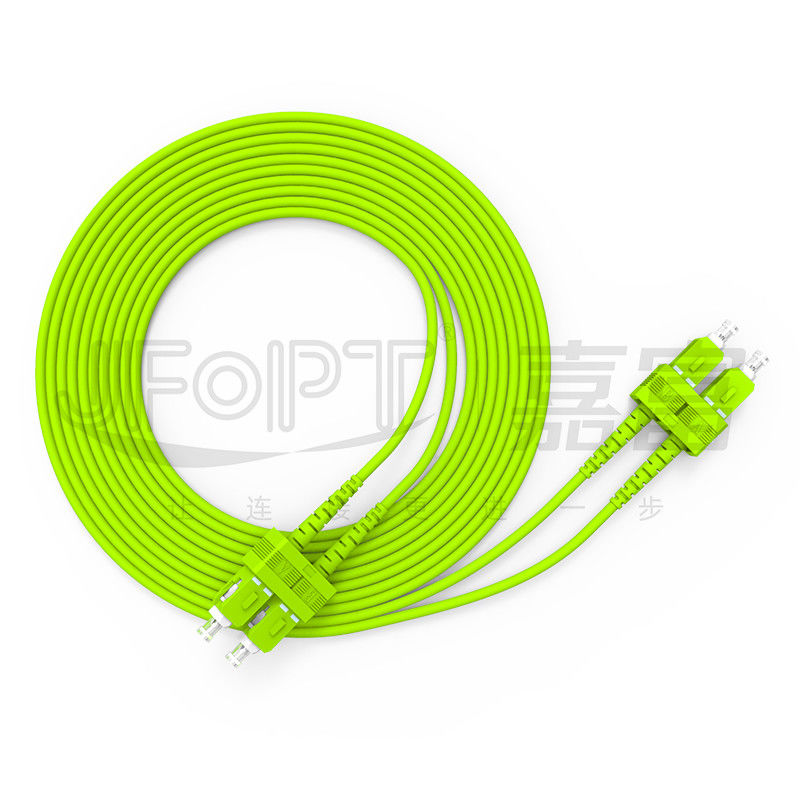 SC/UPC - fibra multimodo frente e verso do cabo de remendo OM1 de SC/UPC OM2 OM3 OM4 OM5 YOFC Corning