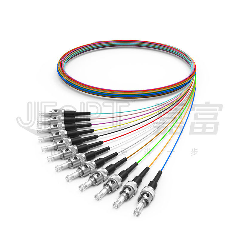 Modo protegido 0.6mm apertado da fibra do cabo de fibra ótica 0.9mm do PVC LSZH Hytrel único/multimodo internos