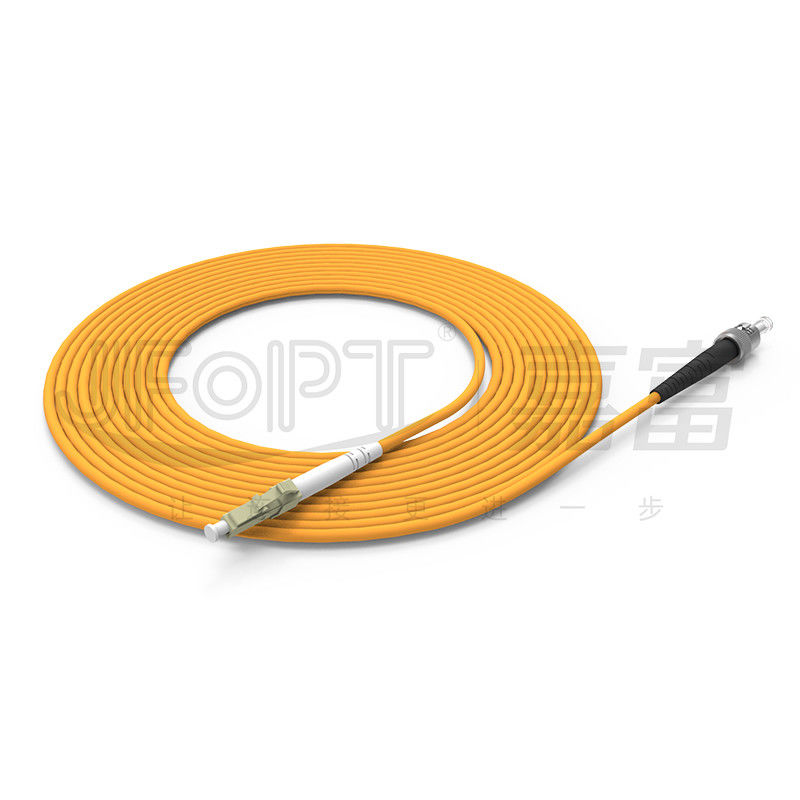 Do cabo apertado simples do amortecedor do cabo de fibra ótica interno 0.9mm de Data Center 2.0mm tubo fraco