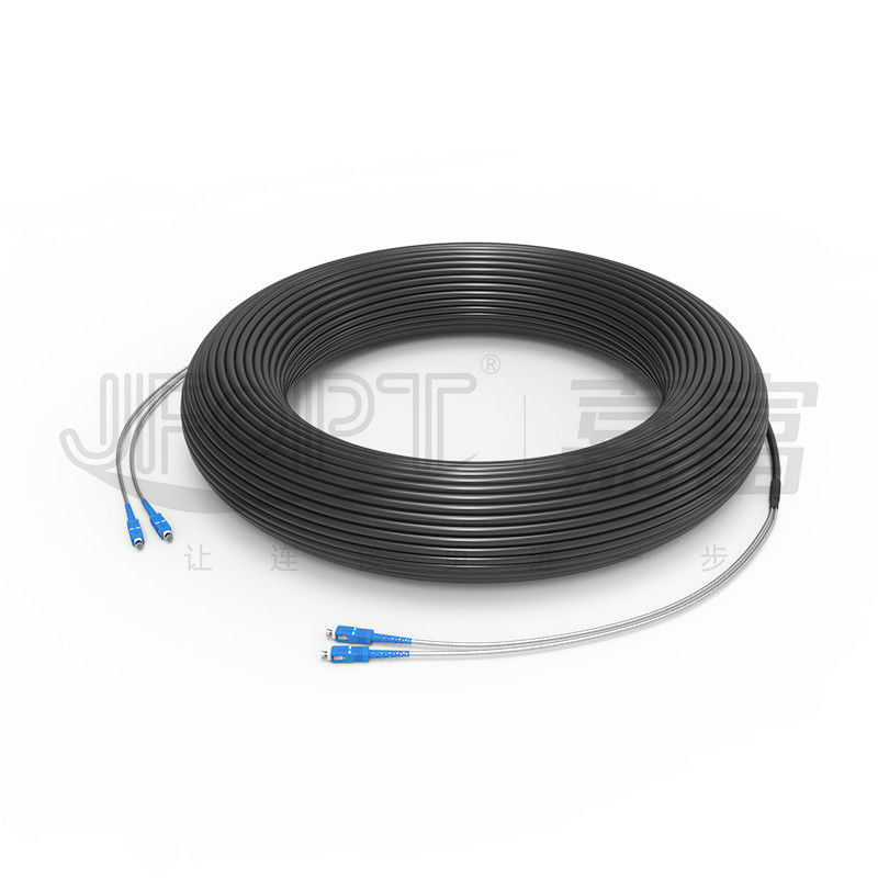 Cabo tático de Ofc das únicas fibras táticas blindadas do cabo de fibra ótica 2-4 customizável