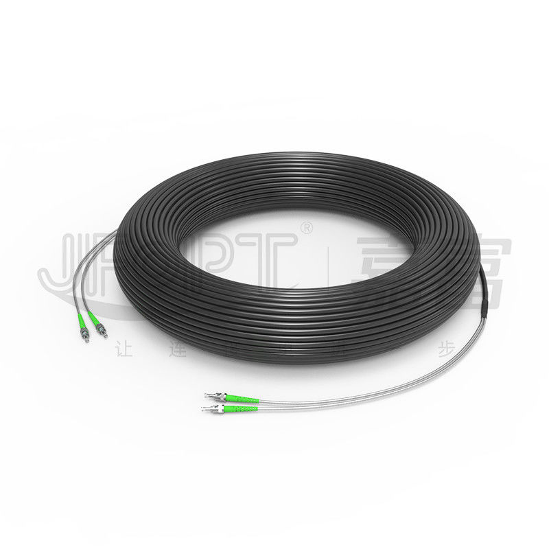 Cabo tático de Ofc das únicas fibras táticas blindadas do cabo de fibra ótica 2-4 customizável