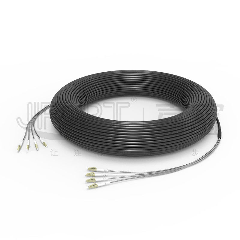 Cabo tático de Ofc das únicas fibras táticas blindadas do cabo de fibra ótica 2-4 customizável