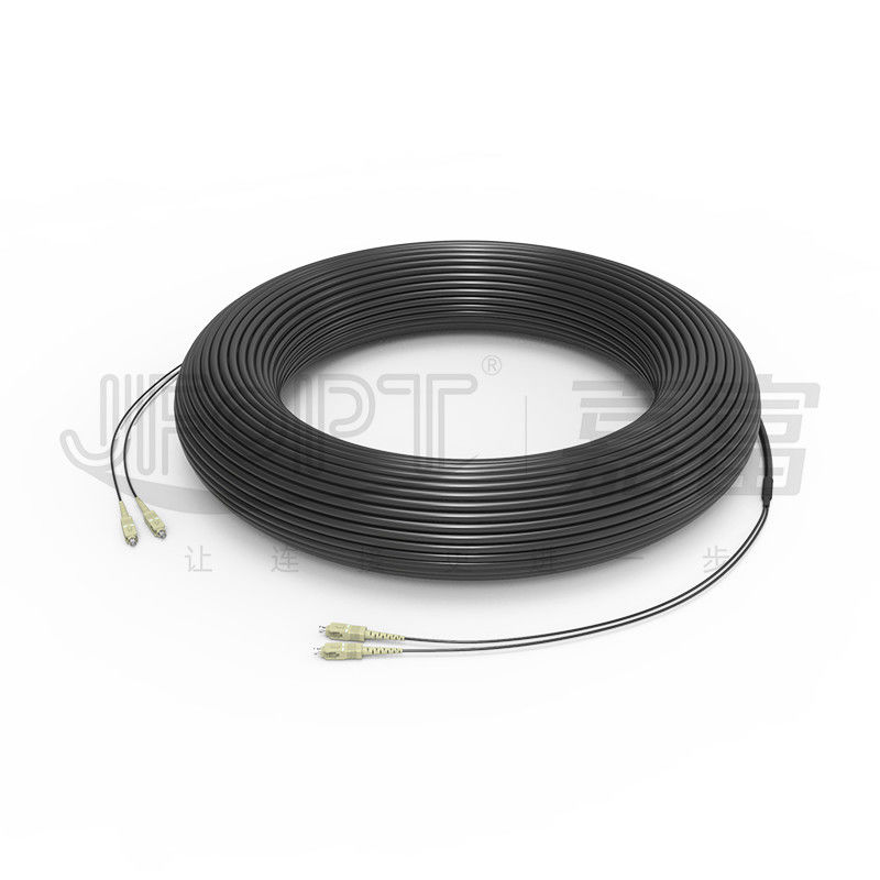 Cabo blindado do multi cabo de fibra ótica tático FTTA da fibra para BBU pre terminado RRU