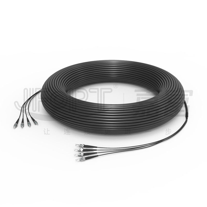 Único cabo de fibra ótica tático blindado 2 cabo tático militar de 4 6 8 fibras