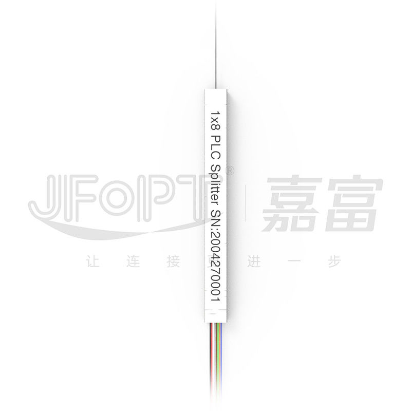 Fibra desencapada do divisor 1×N da fibra ótica do PLC instalada na caixa do painel do divisor/LGX com saída desencapada da fita da fibra