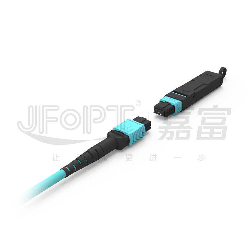 Adaptador do laço de retorno da fibra ótica do canal do núcleo 6 do cabo 12 do remendo do único modo MTP