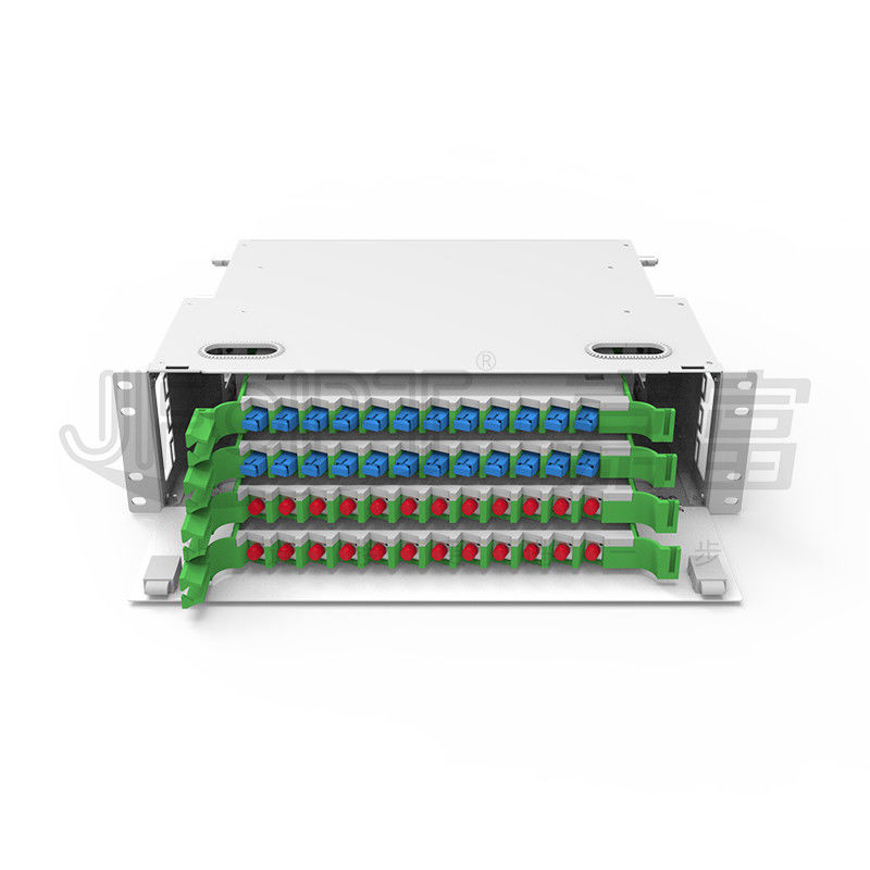 3U 48 quadro de distribuição da fibra ótica do SC SX e do FC SX do núcleo ODF