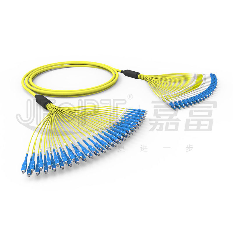 O pacote de LC-SC terminou pre os ramos G652D G657A1 do núcleo 2.0mm do cabo de fibra ótica 48