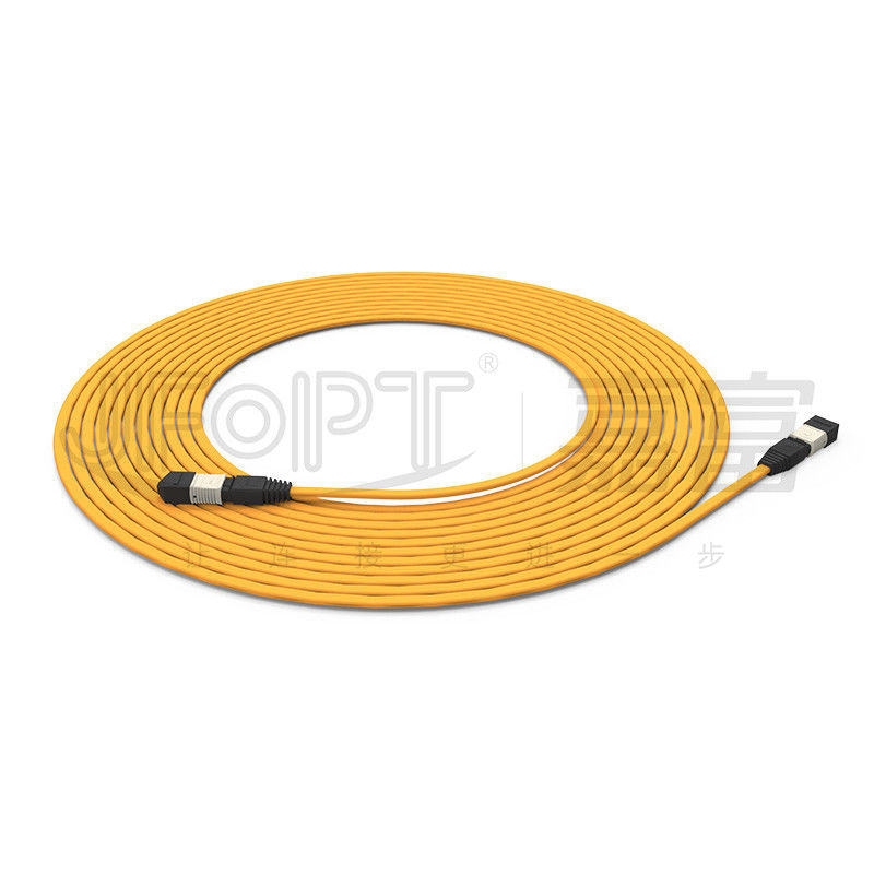 Cable de tronco retardador de chama multimodo de 12 núcleos 50/125 OFNR/OFNP
