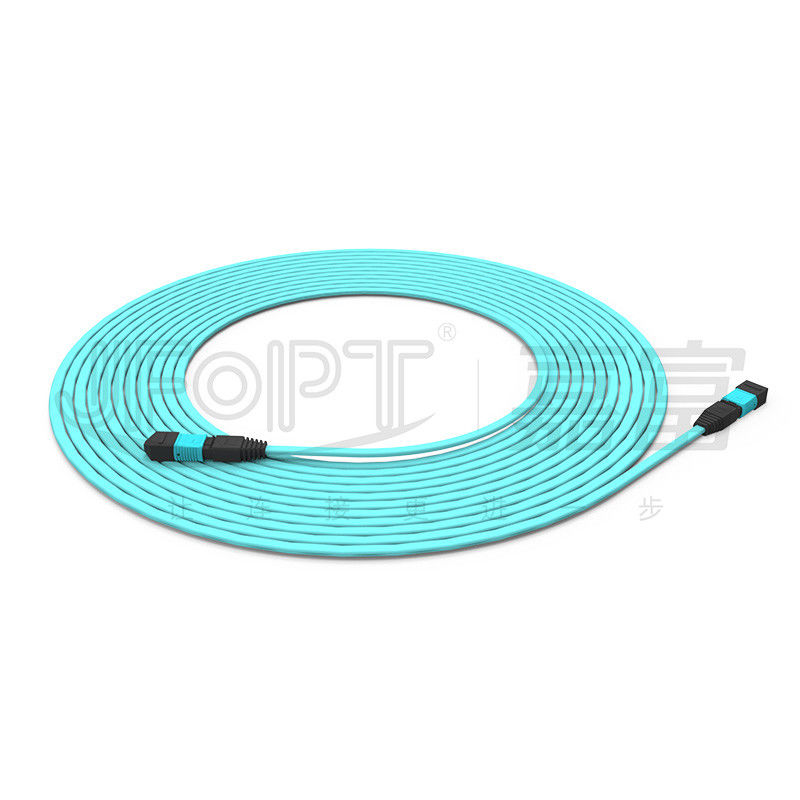 Cable de tronco retardador de chama multimodo de 12 núcleos 50/125 OFNR/OFNP