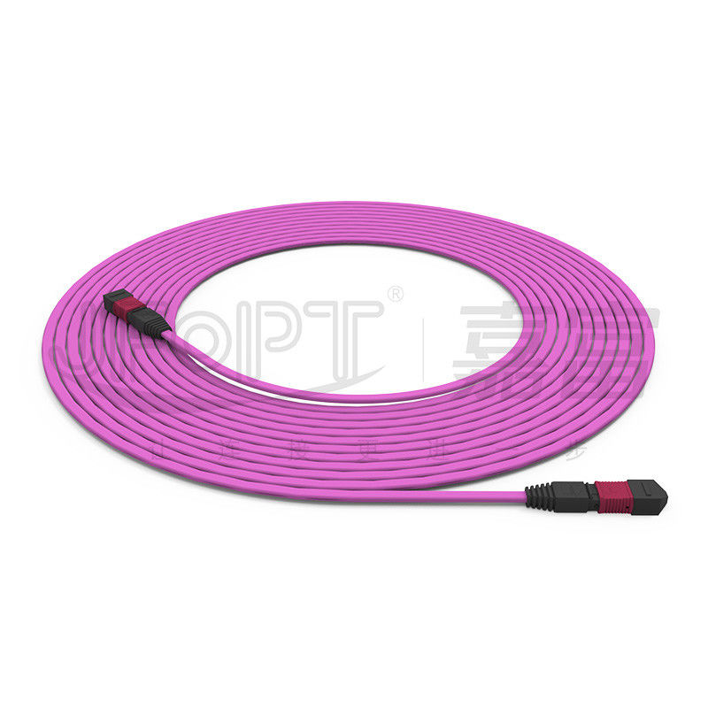 Cable de tronco retardador de chama multimodo de 12 núcleos 50/125 OFNR/OFNP
