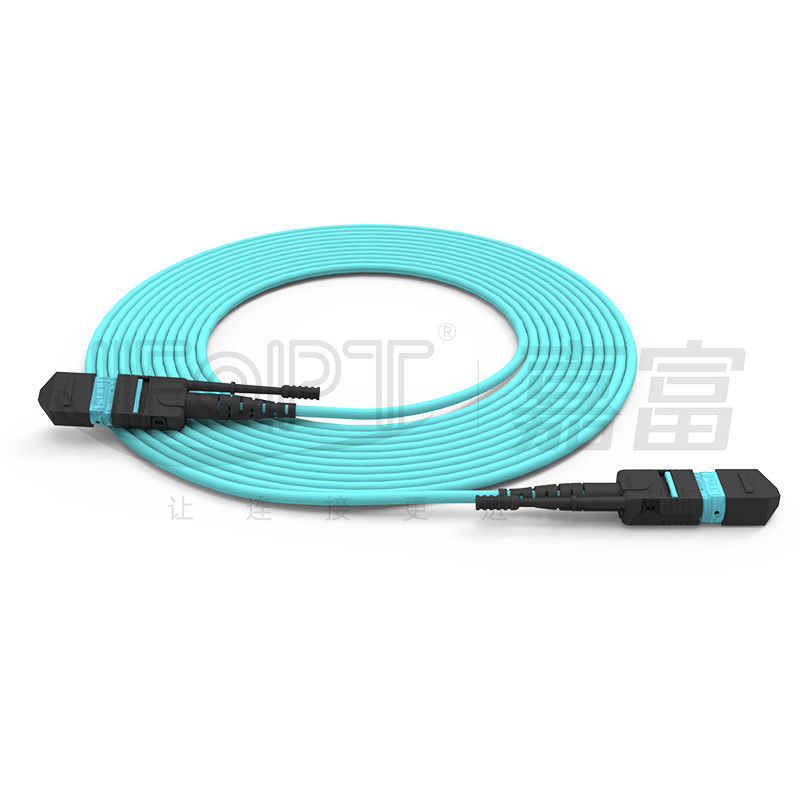 Cabos de fibra óptica de modo único/multi-modo de alta densidade MTP de 24 núcleos