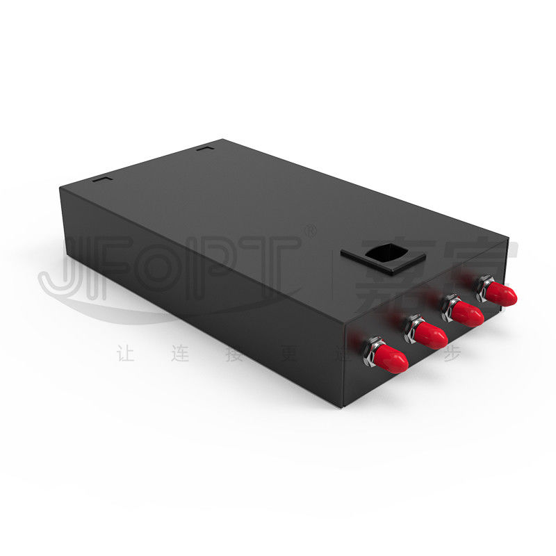 Caixa de terminação de fibra óptica de tipo latch de 4 núcleos SC/LC/FC/ST de baixa perda de nível de telecomunicações