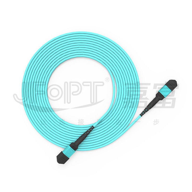 10 Gigabits MPO patch cord Conexão rápida para conexão de sinal óptico na sala de computadores