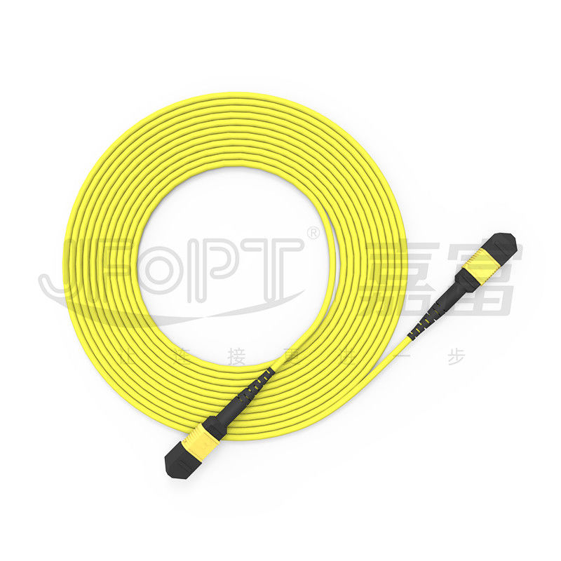 10 Gigabits MPO patch cord Conexão rápida para conexão de sinal óptico na sala de computadores