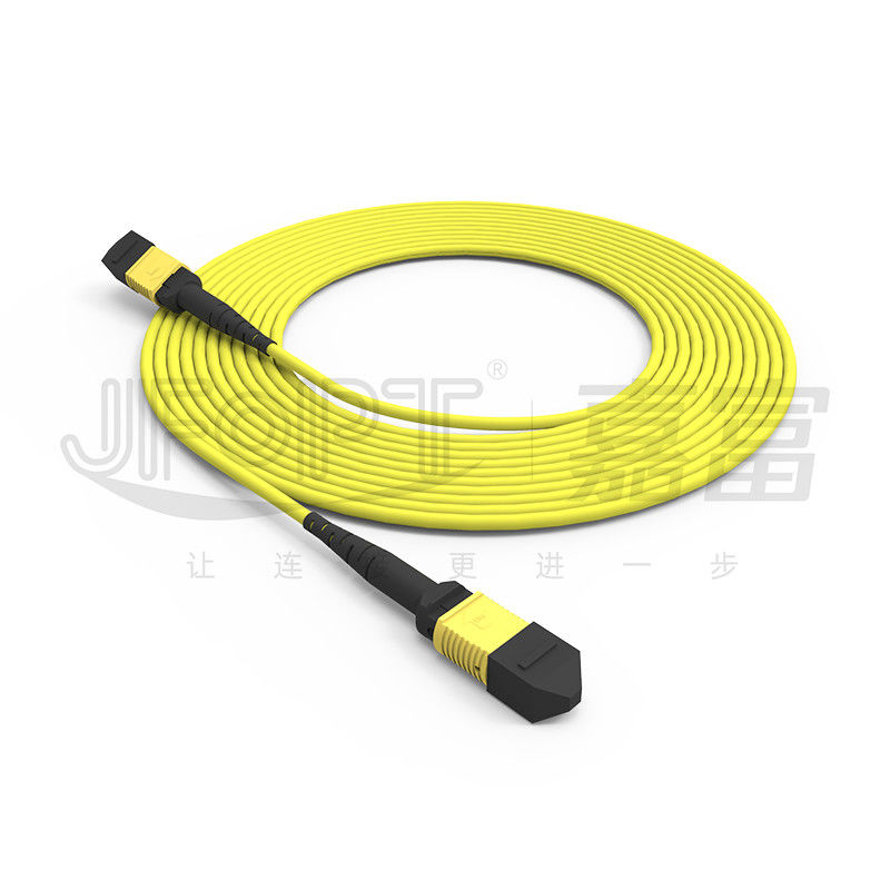 10 Gigabits MPO patch cord Conexão rápida para conexão de sinal óptico na sala de computadores