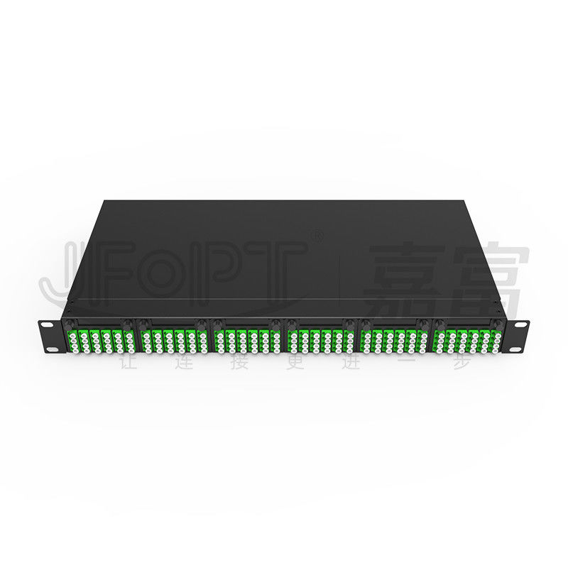 Chassi modular de alta densidade para adaptador quadruplo de LC MPO SM SL 144-core MPO-LC Patch Panel Caixa de módulo sem fusão