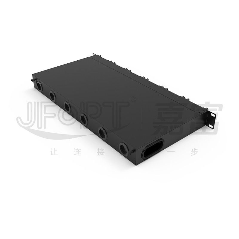 Chassi modular de alta densidade para adaptador quadruplo de LC MPO SM SL 144-core MPO-LC Patch Panel Caixa de módulo sem fusão